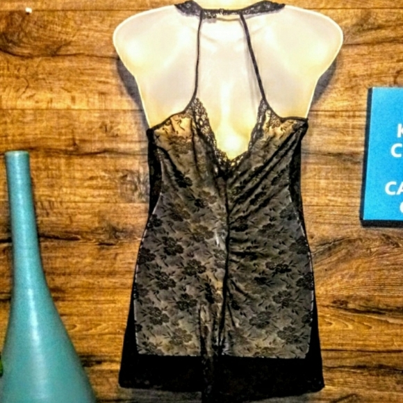 Cinema Sedective Wear Nightie Size M Sheer Lace - Picture 6 of 11